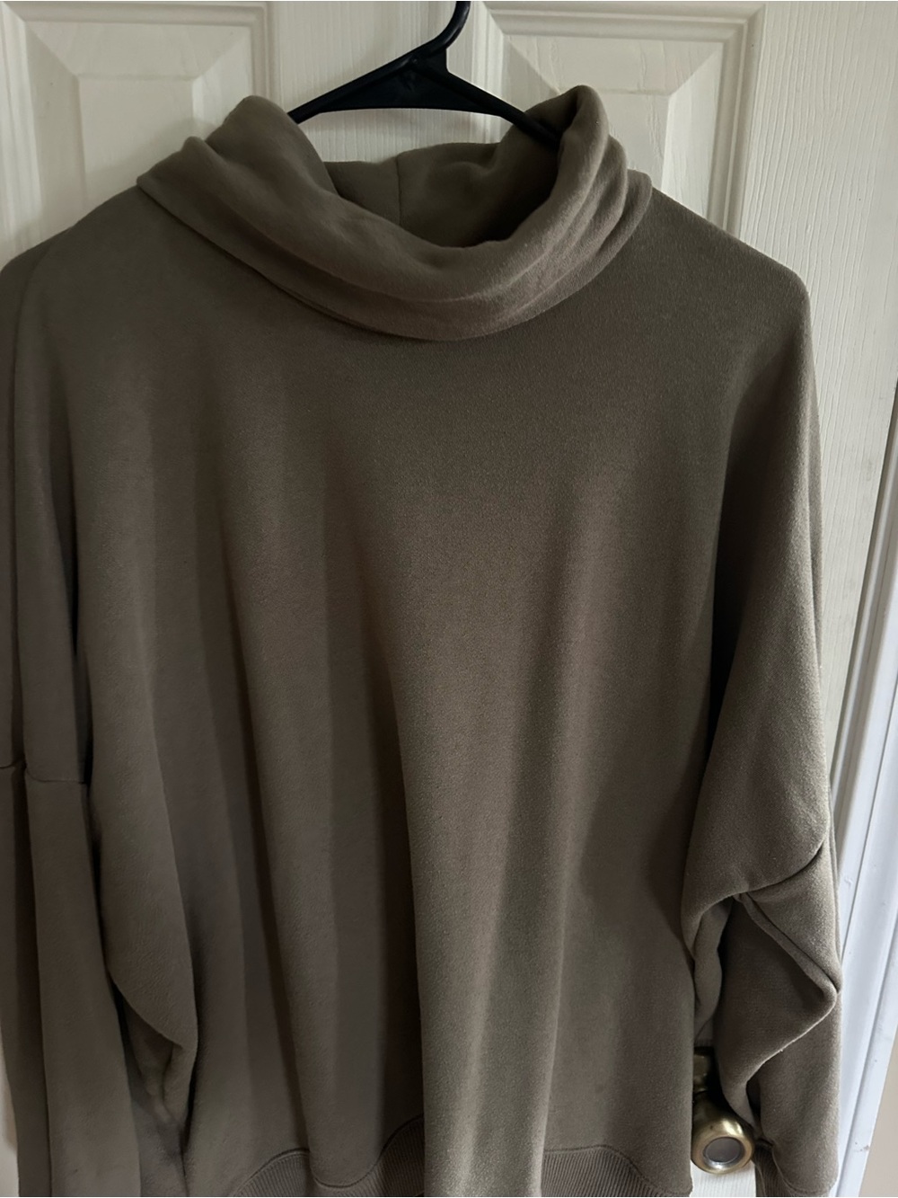 aerie Olive Green Cowl Neck Sweater